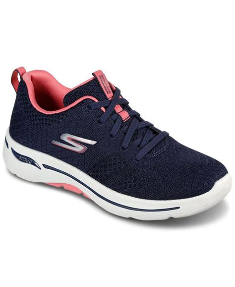 These slip-ons are thoughtfully crafted with a faux leather perform tex upper, heel pillow technology, and a 5GEN cushioned midsole for redefined easy-going wearability. . Macys womens skechers
